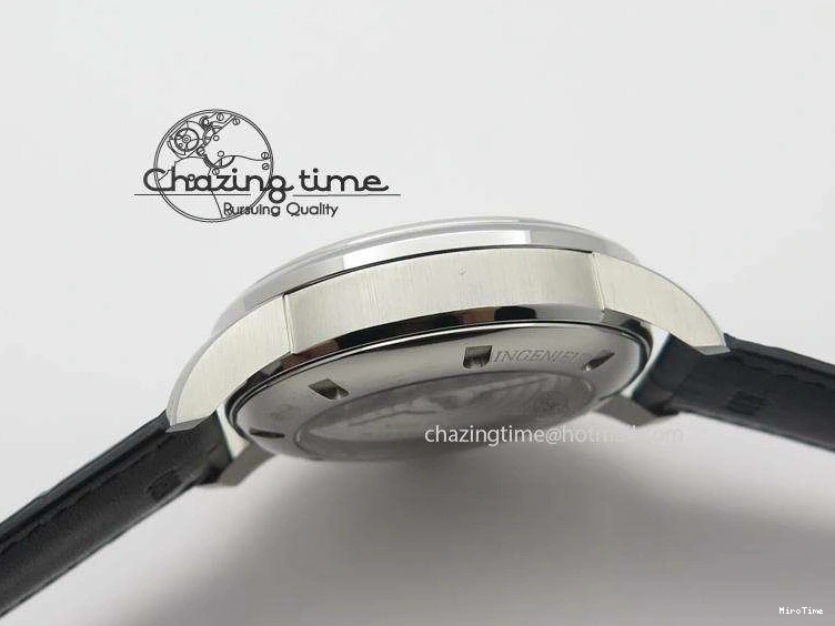 MIROTIME 0105 RelaxedFit Ingeniuer St.Laurens SS White Dial MKF 1:1 V2 Best Edition On Black Leather Strap A 7355